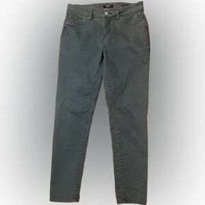 Curve Appeal Minimalist Jegging Olive Green Jeans Size 27